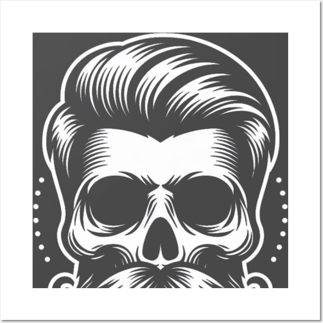 Barber skull Wall Art by EKLZR